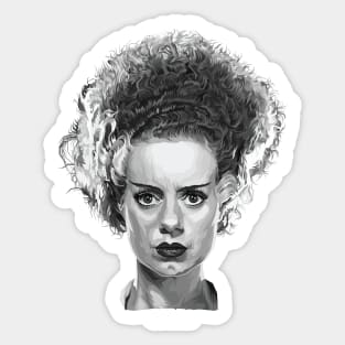 The Bride (Classic Grays Version) Sticker